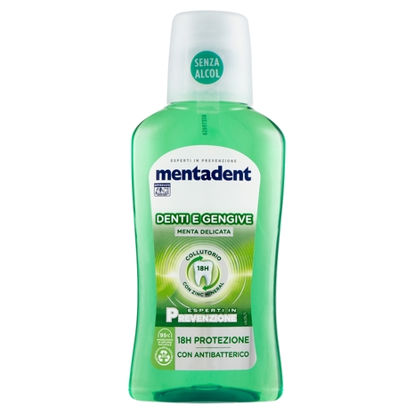 Mentadent Collutorio con Zinc Mineral Denti e Gengive 300 ml